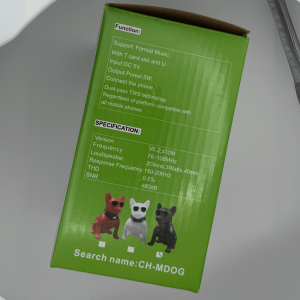 Blue Tooth Dog Shape Speaker Mini